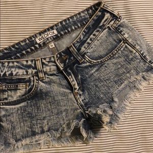 Wildfox denim shorts
